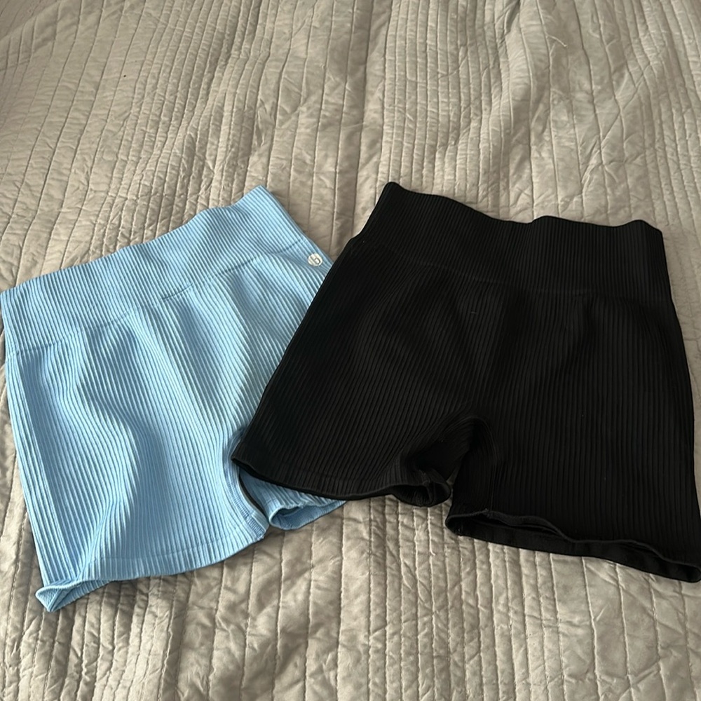 Black Cotton- on body biker shorts
